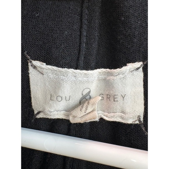 LOU & GREY Black Hoodie Long Sleeve Tunic Top Athleisure Casual - Picture 4 of 4